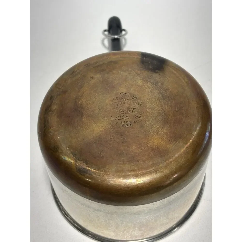 Revere Ware 1.5 Qt Saucepan Copper Bottom w/ Lid Fits (Mixed Brand)